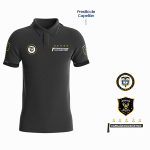 POLO NEGRO CAPELLÁN OFICIAL